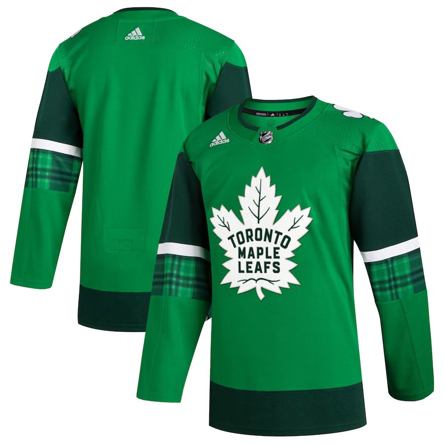 Men Toronto Maple Leafs adidas Kelly Green 2023 St Patricks Day Primegreen Authentic NHL Jersey